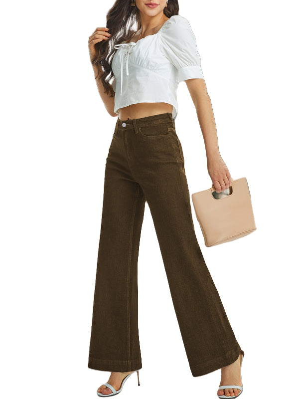 ONESO Flare Jeans for Women High Waist Wide Leg Womens Jeans Stretchy