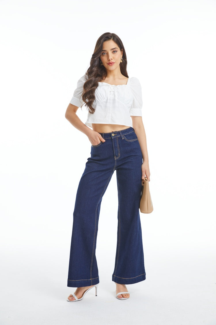 ONESO Flare Jeans for Women High Waist Wide Leg Womens Jeans Stretchy - Onesodenim