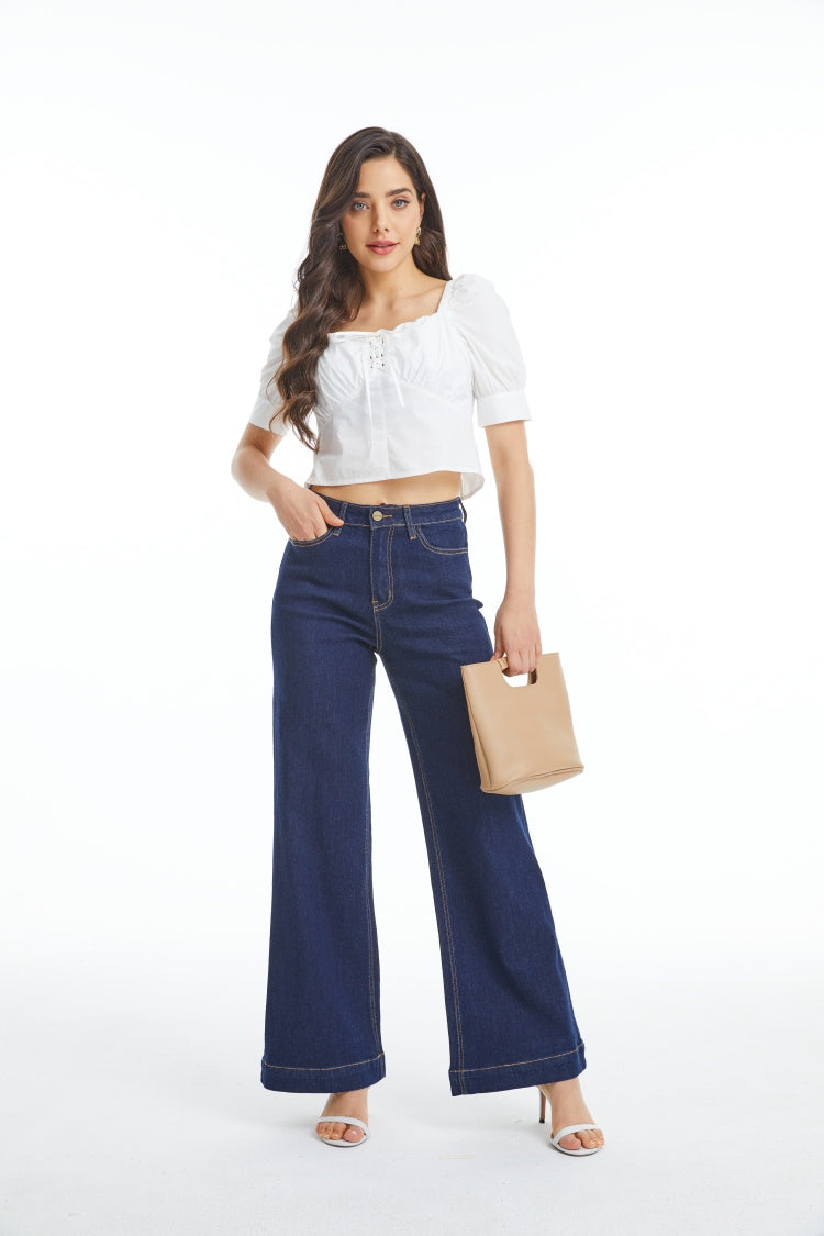ONESO Flare Jeans for Women High Waist Wide Leg Womens Jeans Stretchy - Onesodenim