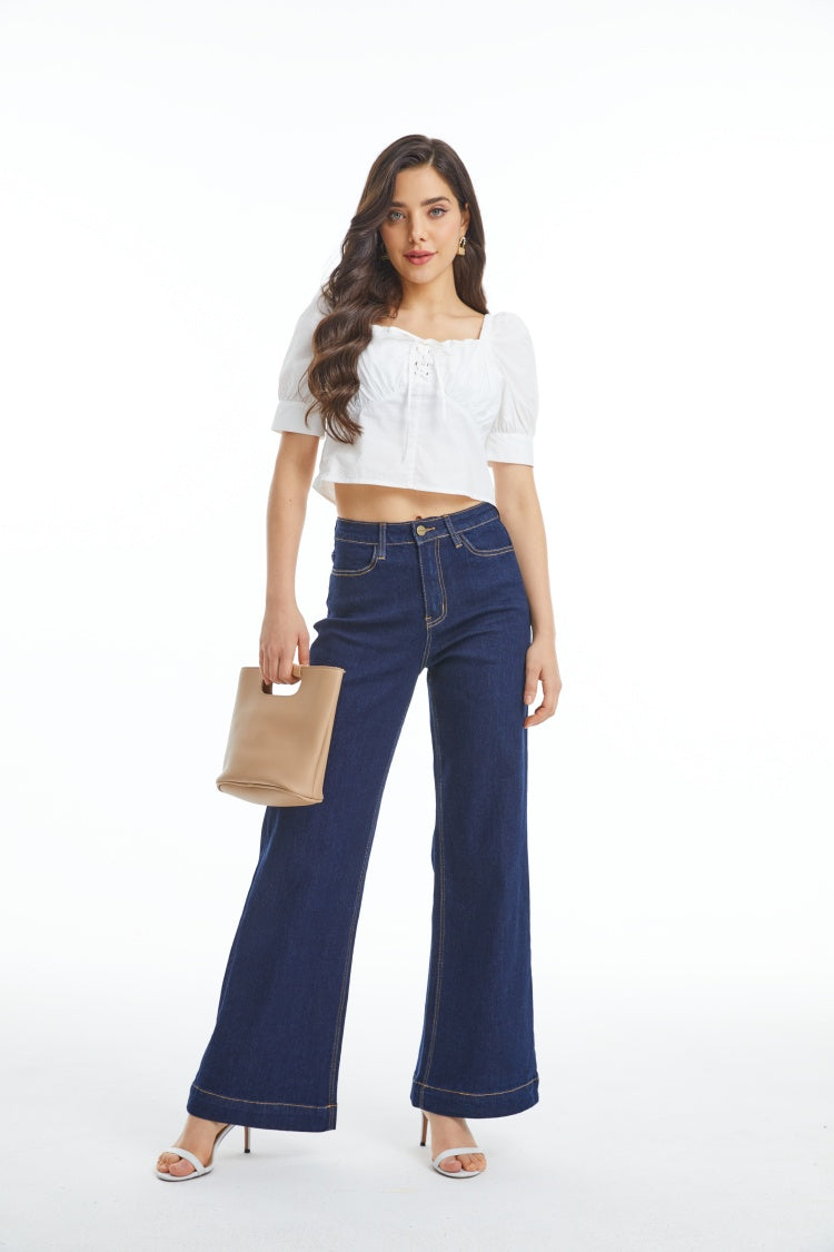 ONESO Flare Jeans for Women High Waist Wide Leg Womens Jeans Stretchy - Onesodenim