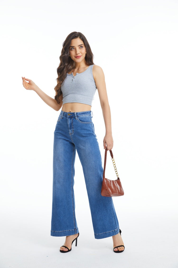 ONESO Flare Jeans for Women High Waist Wide Leg Womens Jeans Stretchy - Onesodenim