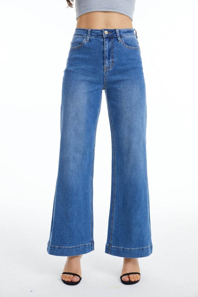 ONESO Flare Jeans for Women High Waist Wide Leg Womens Jeans Stretchy - Onesodenim