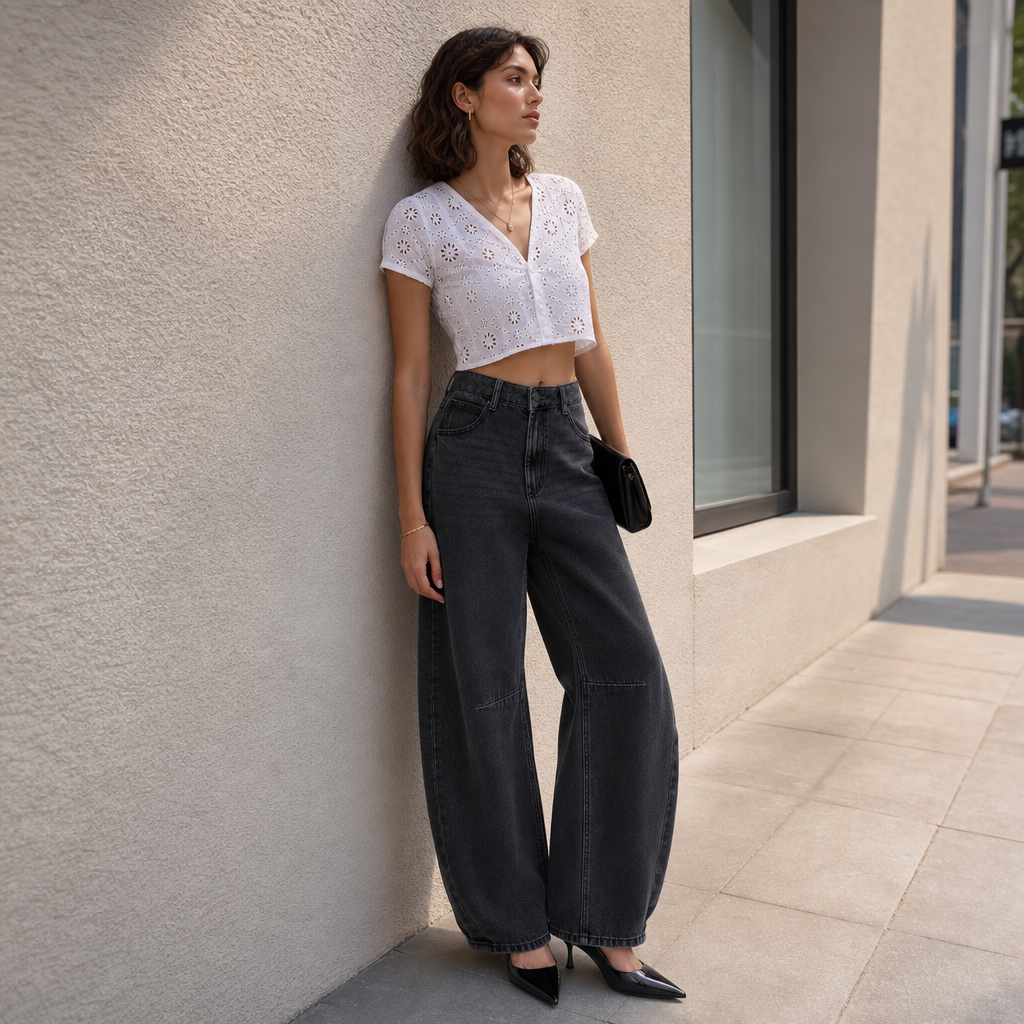 Barrel Jeans Are Everywhere in 2026: How to Style Barrel-Leg Jeans