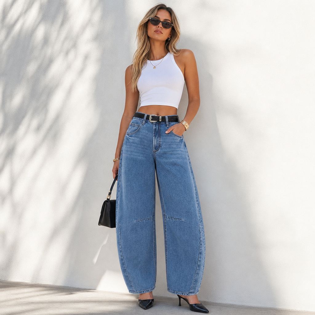 Balloon Jeans Are Trending for Fall 2026: How to Style the Sculptural Denim Trend