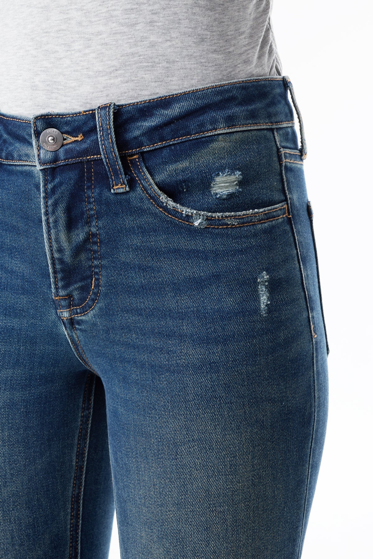 ONESO Mid Rise Classic Straight Jeans