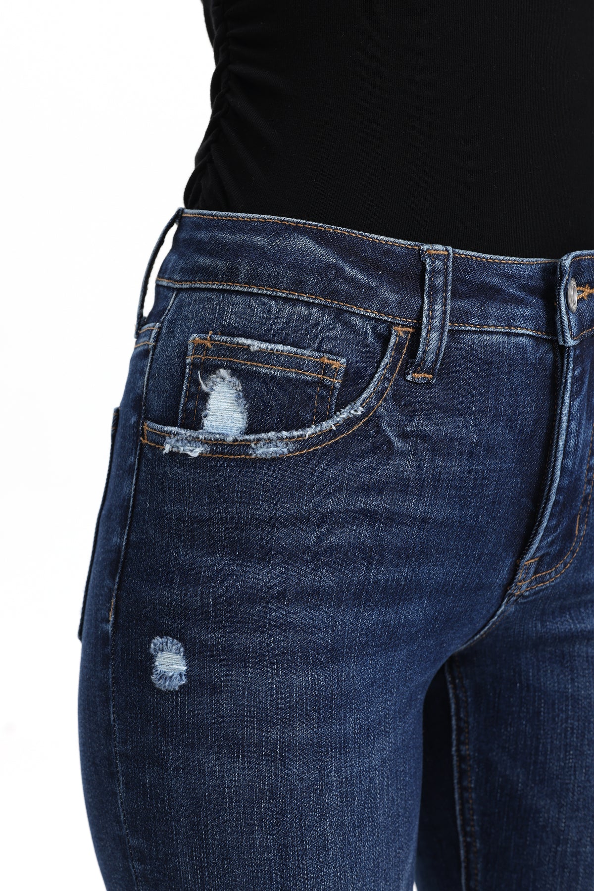 ONESO Classic Mid Rise Slim Straight Jeans
