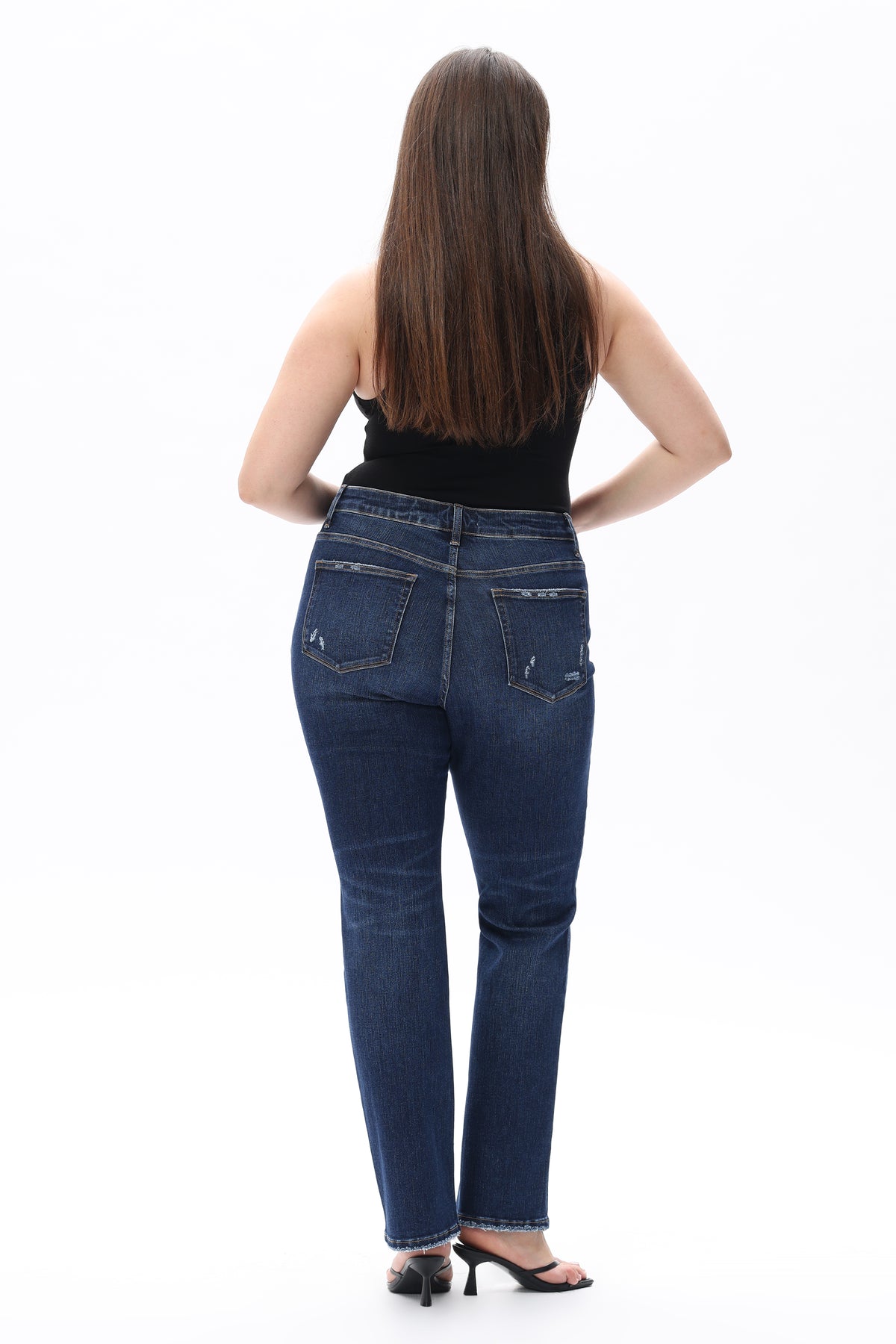 ONESO Classic Mid Rise Slim Straight Plus Jeans