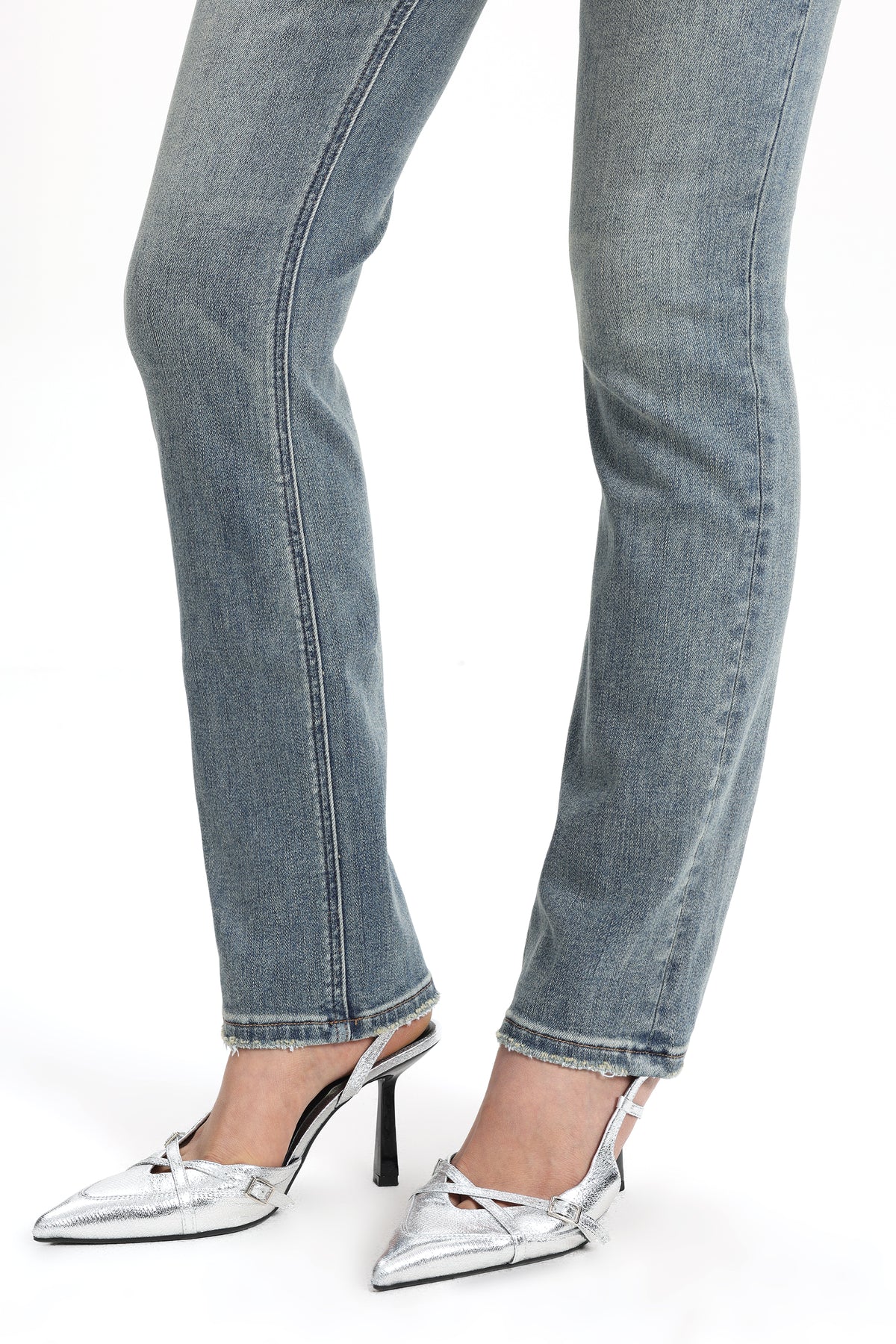 ONESO Retro Blue Straight Leg Jeans