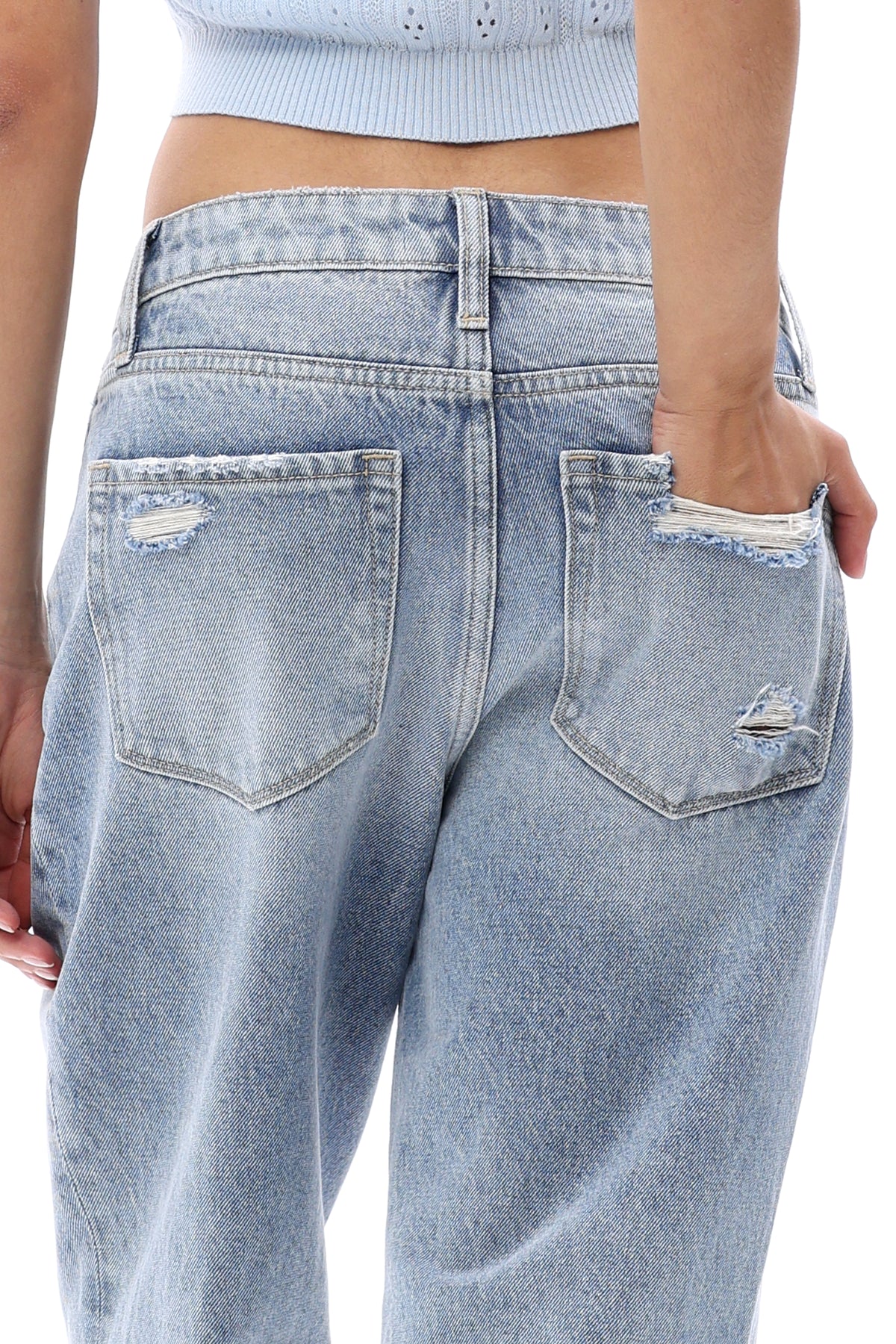 ONESO 90s High Rise Straight Jeans