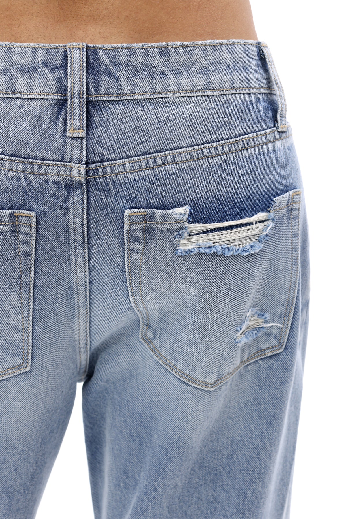 ONESO 90s High Rise Straight Jeans