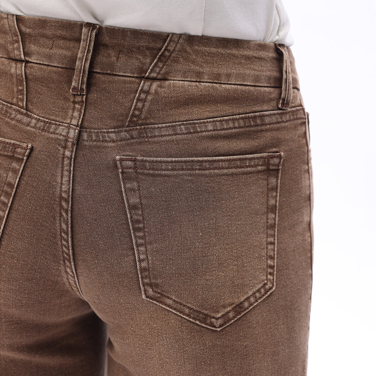 ONESO Earthy Mid Rise Wide Leg Jeans