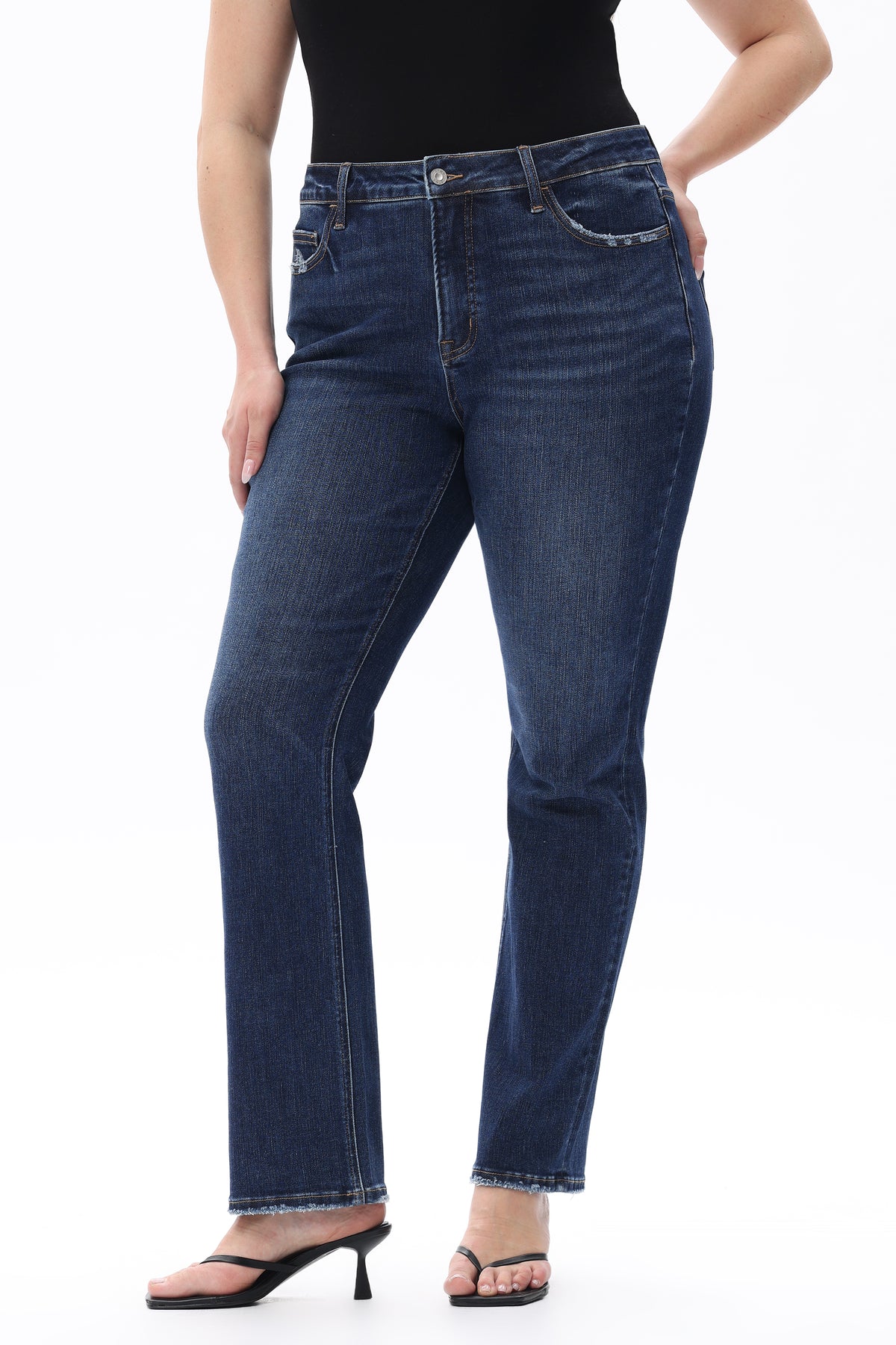 ONESO Classic Mid Rise Slim Straight Plus Jeans