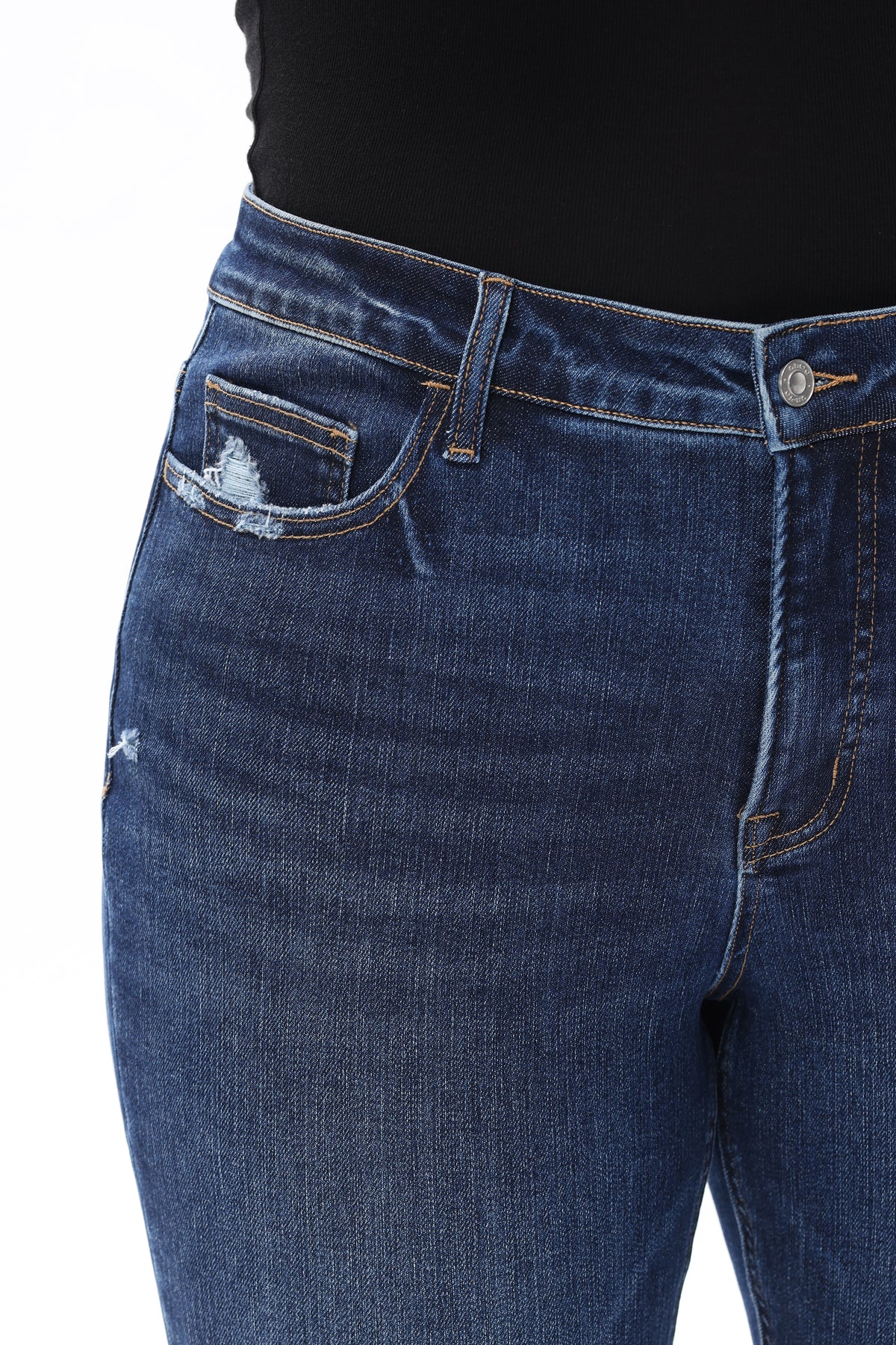 ONESO Classic Mid Rise Slim Straight Plus Jeans