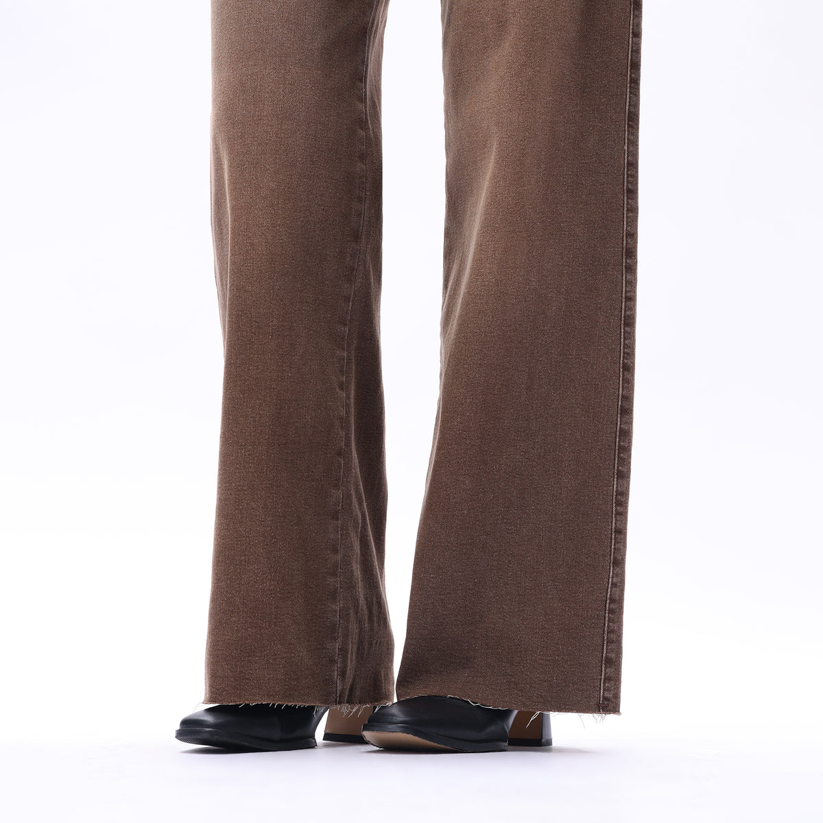 ONESO Earthy Mid Rise Wide Leg Jeans