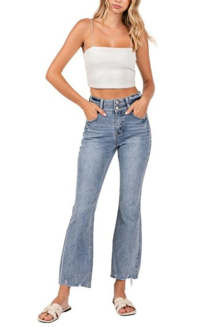 Flare Jeans High Waisted Wide Leg Jeans