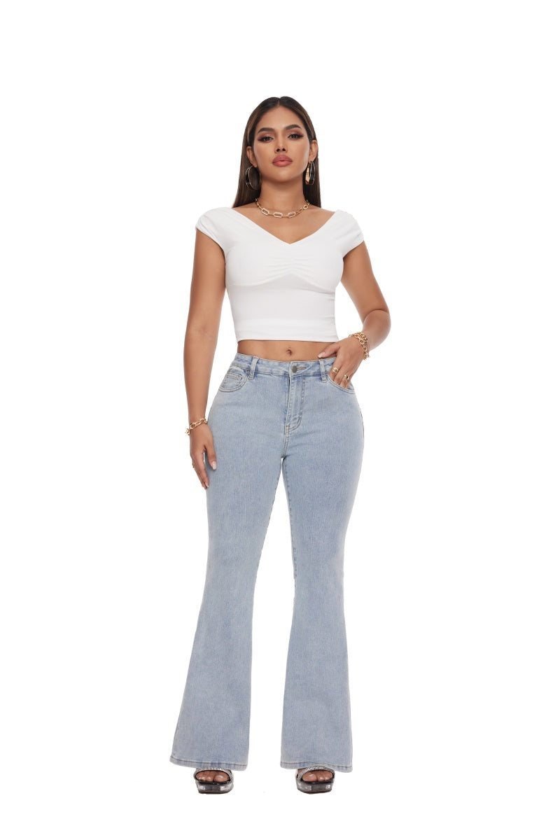 ONESO High Waisted Wide Leg Baggy Jeans