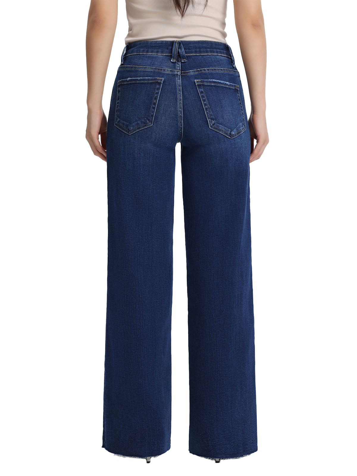 ONESO Chic High Rise Wide Leg Jeans