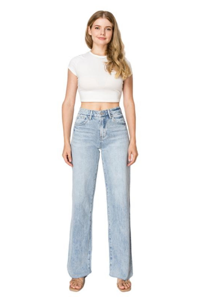 Wide Leg Jeans Stretchy Baggy Jeans