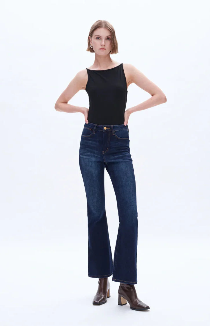 High Rise  Stretch Flare Plus Size Jeans