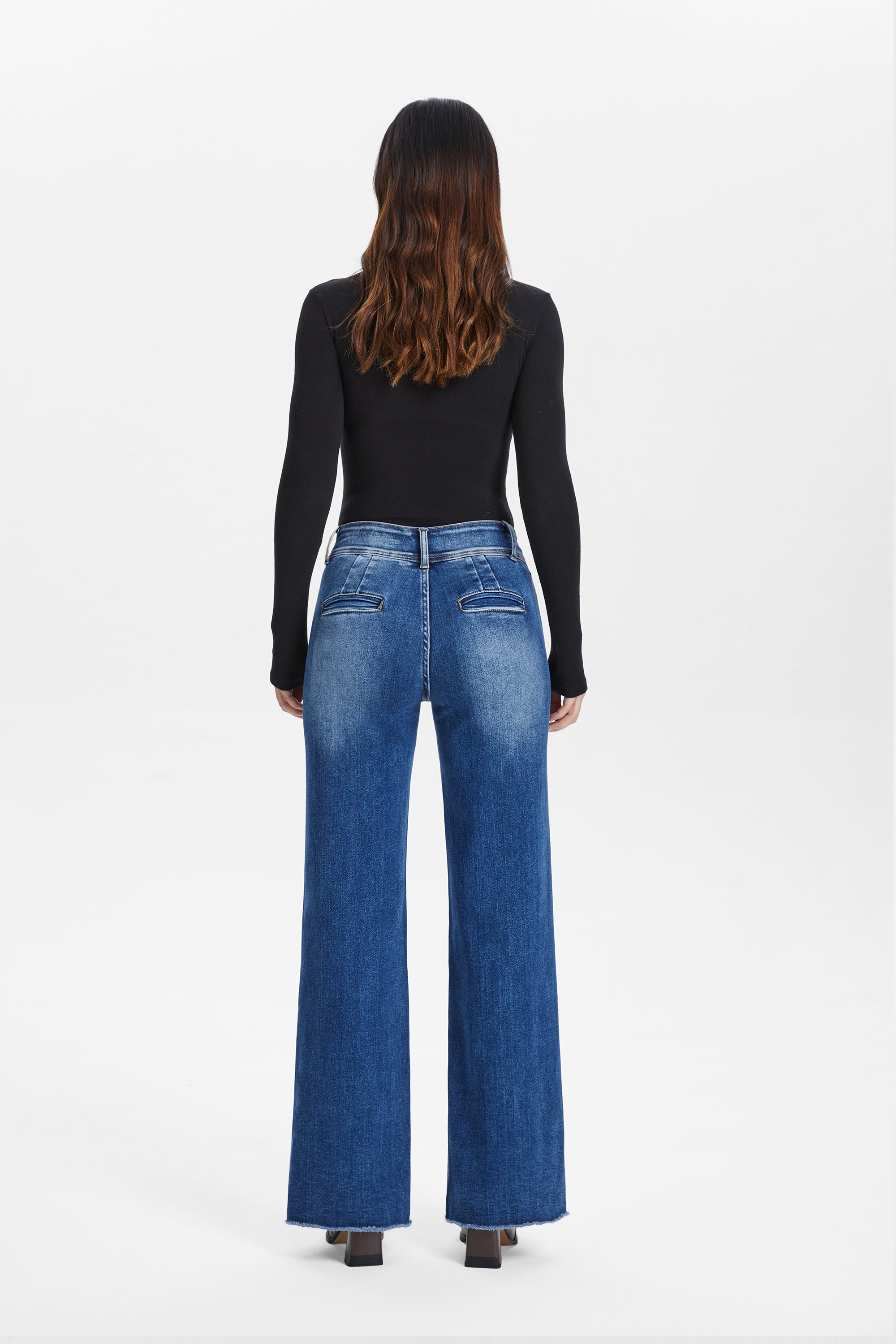 ONESO Women&#39;s Vintage High Waist Straight Leg Jeans