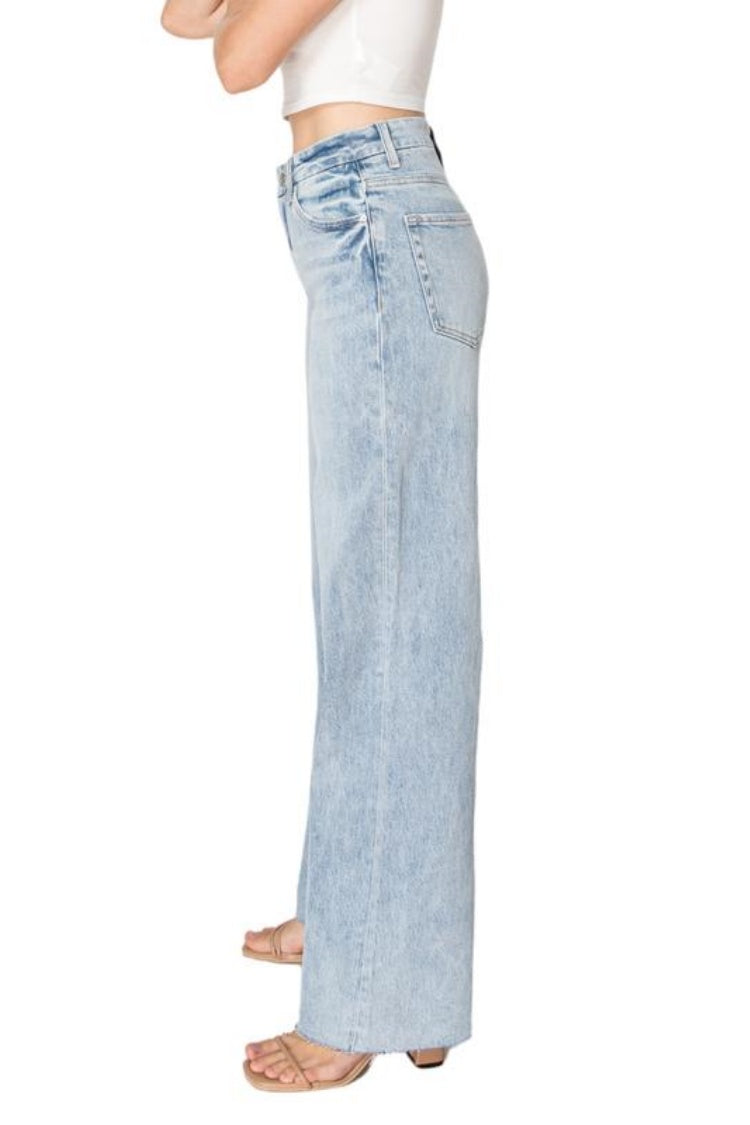 Wide Leg Jeans Stretchy Baggy Jeans