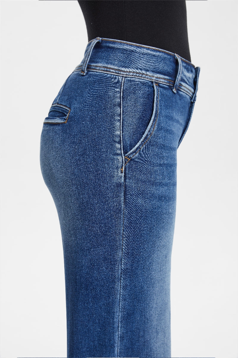 ONESO Women&#39;s Vintage High Waist Straight Leg Jeans