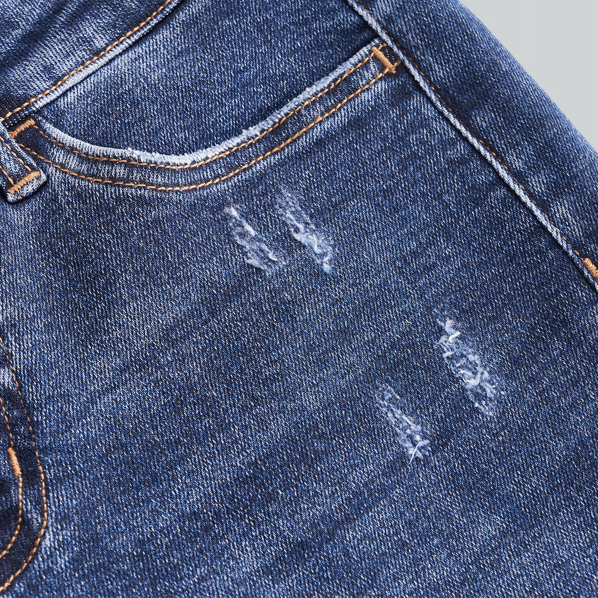ONESO Mid-Low Rise Baggy BBL Jeans Wide Leg for Women Distressed Pants Stretchy Bottom Lady Basic Comfortable Denim