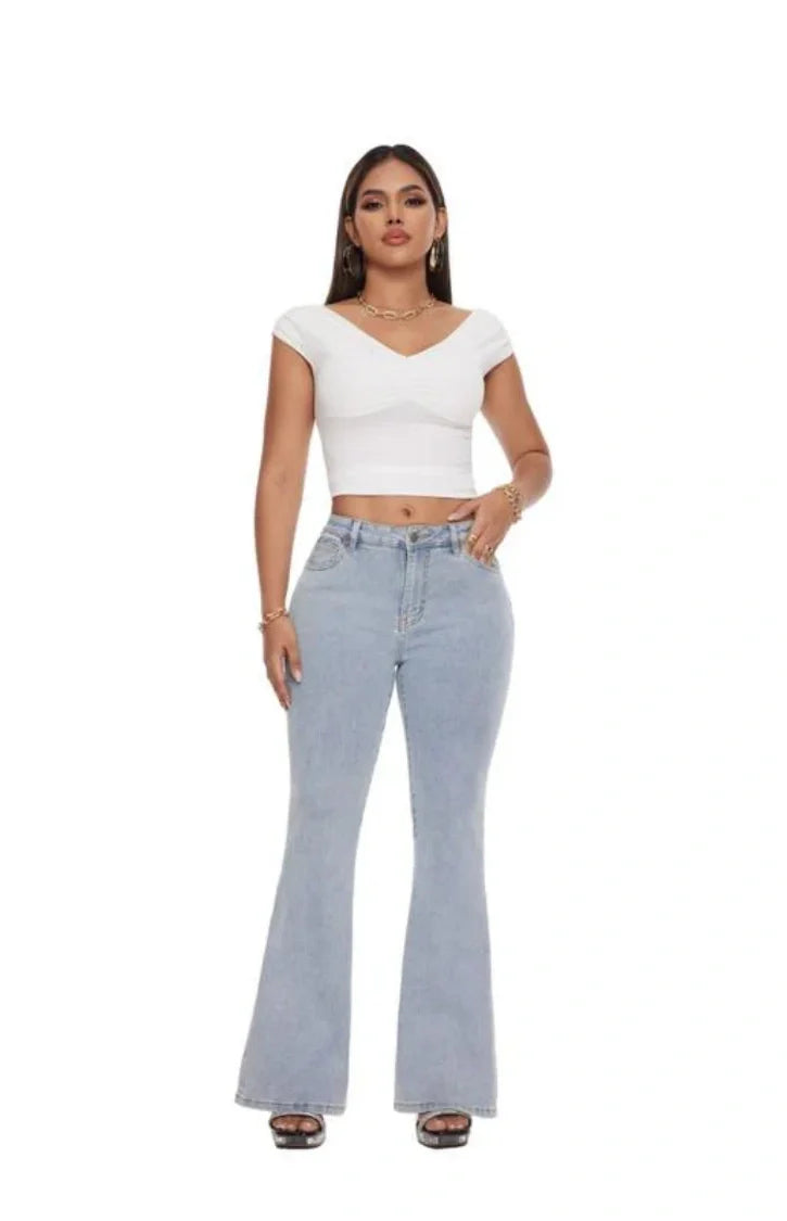 High Waisted Wide Leg Baggy Jean