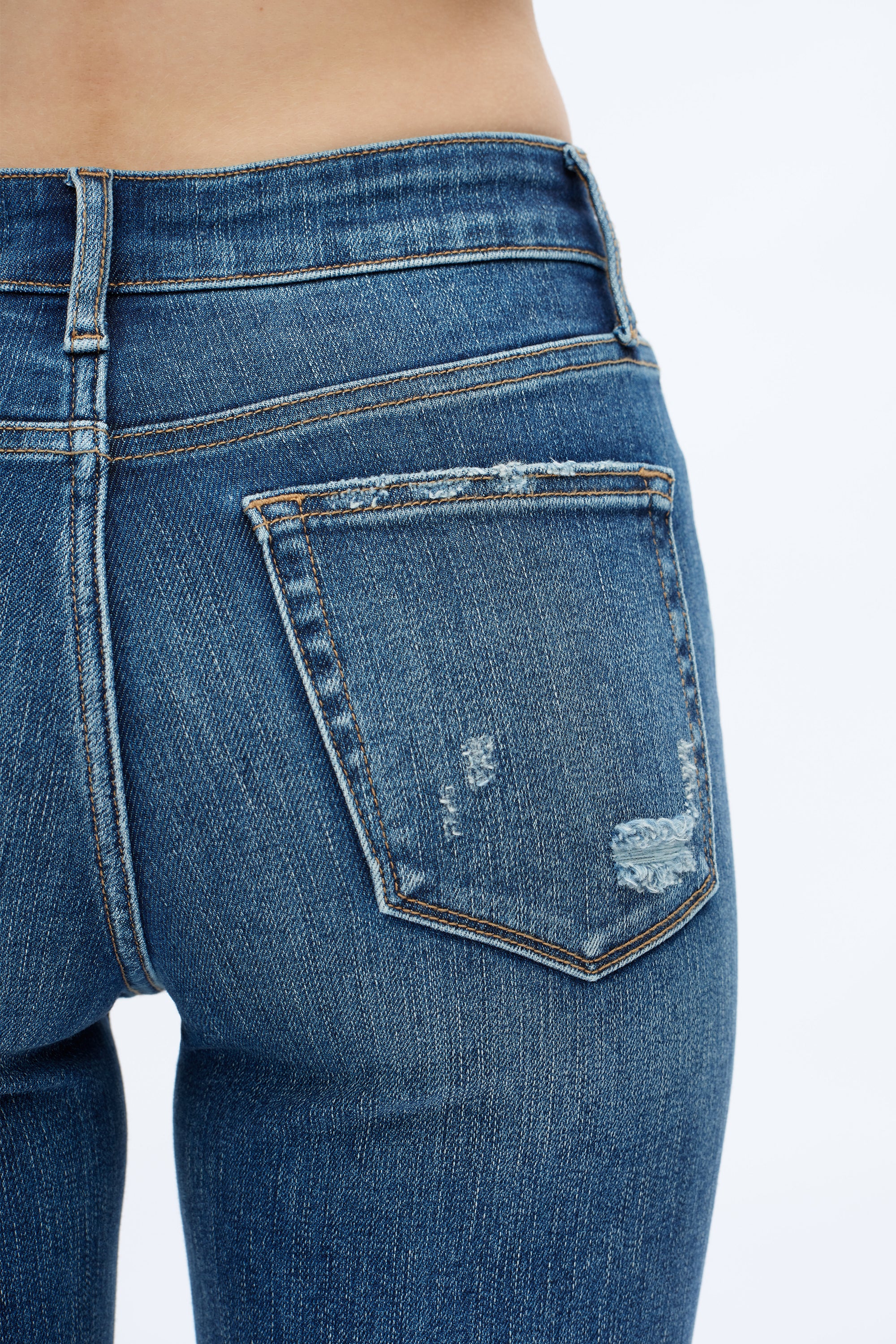 Wide Leg Jeans Tummy Control Relaxed Stretchy Mid-High Rise Distressed Ripped Raw Hem Straight Leg Flare Baggy Crop Denim Pants