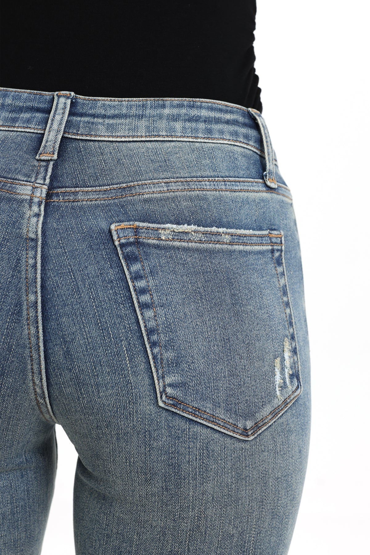 ONESO Retro Blue Straight Leg Jeans