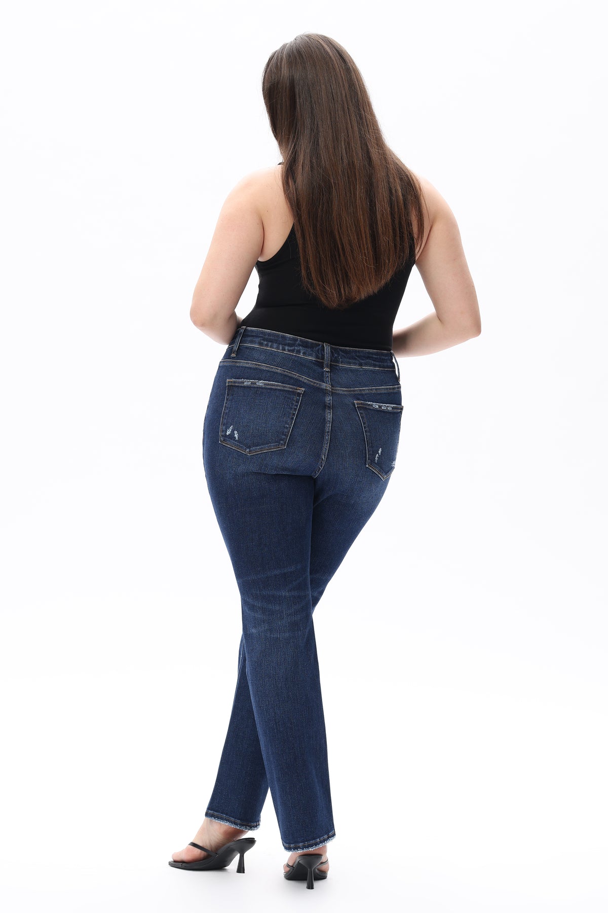 ONESO Classic Mid Rise Slim Straight Plus Jeans