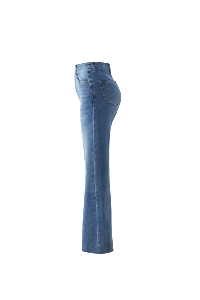 Women High Waist Wide Leg Jeans Stretchy Tummy Control Loose Denim Pants Trendy Plus Size Mom Baggy Jeans