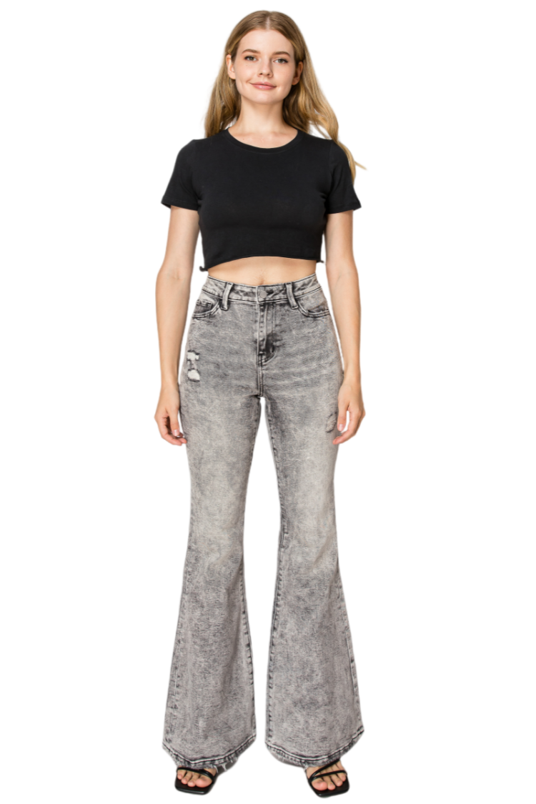 High Rise Flare Jeans