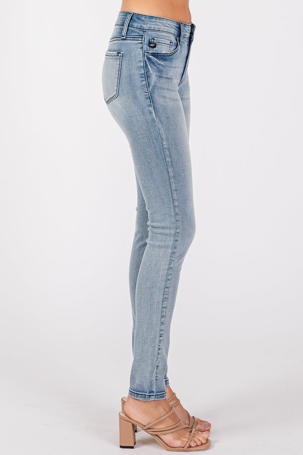 Women's Low Waist Shaping Skinny Plus Stretch Fabric Vintage Street Wear Skinny Stretch Butt Lifting Jeans