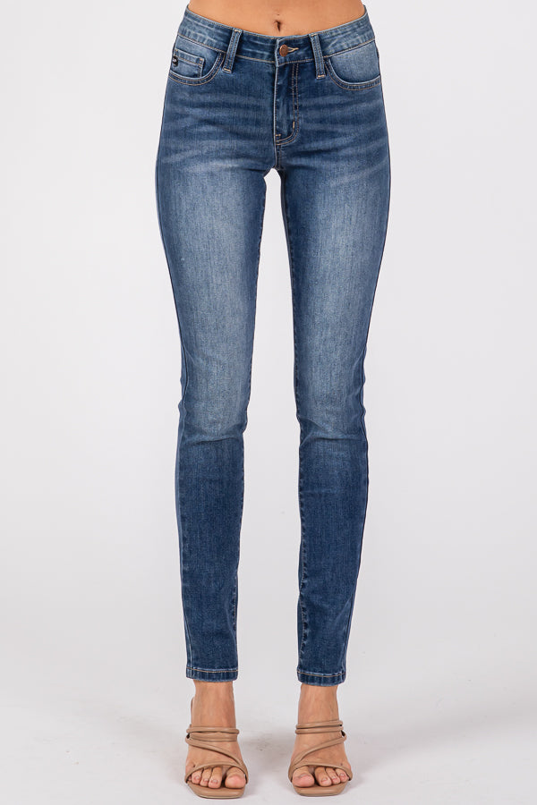 Women's Low Waist Shaping Skinny Plus Stretch Fabric Vintage Street Wear Skinny Stretch Butt Lifting Jeans