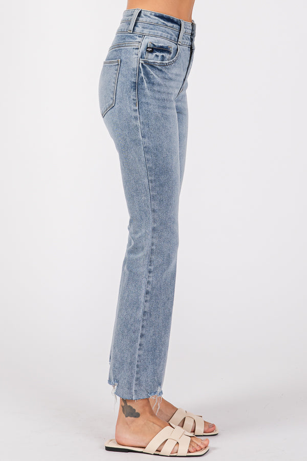 Women&#39;s Flare Jeans Mid Waisted Wide Leg Jeans