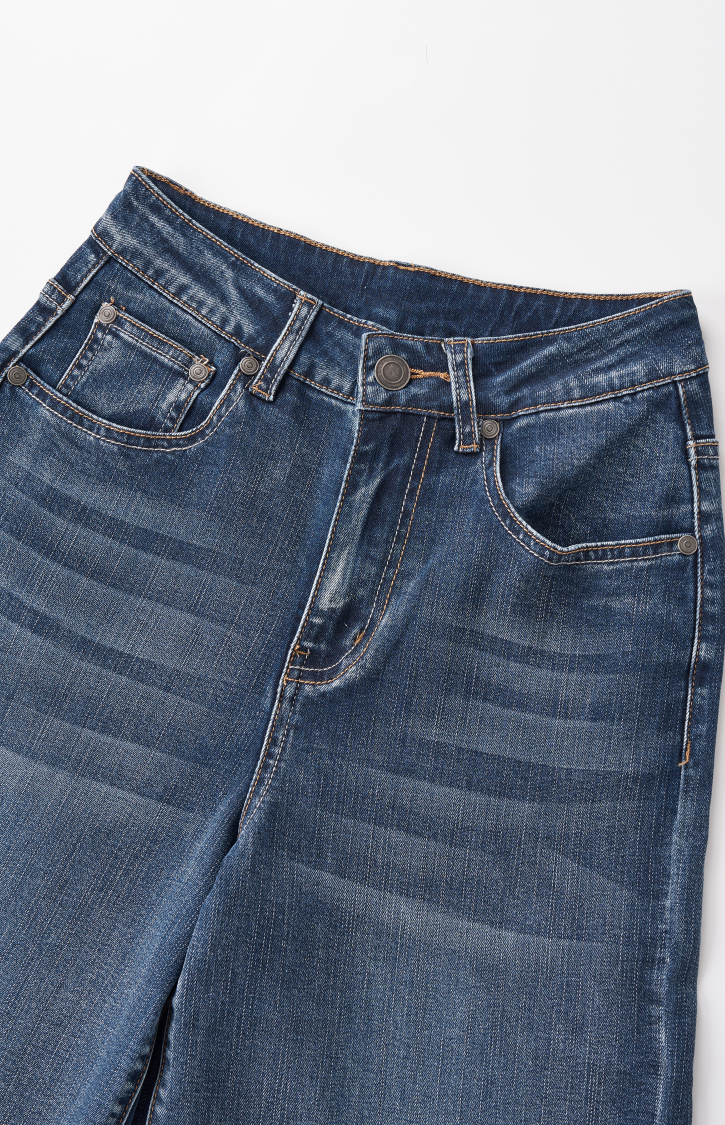 Women Straight Leg Baggy Jeans