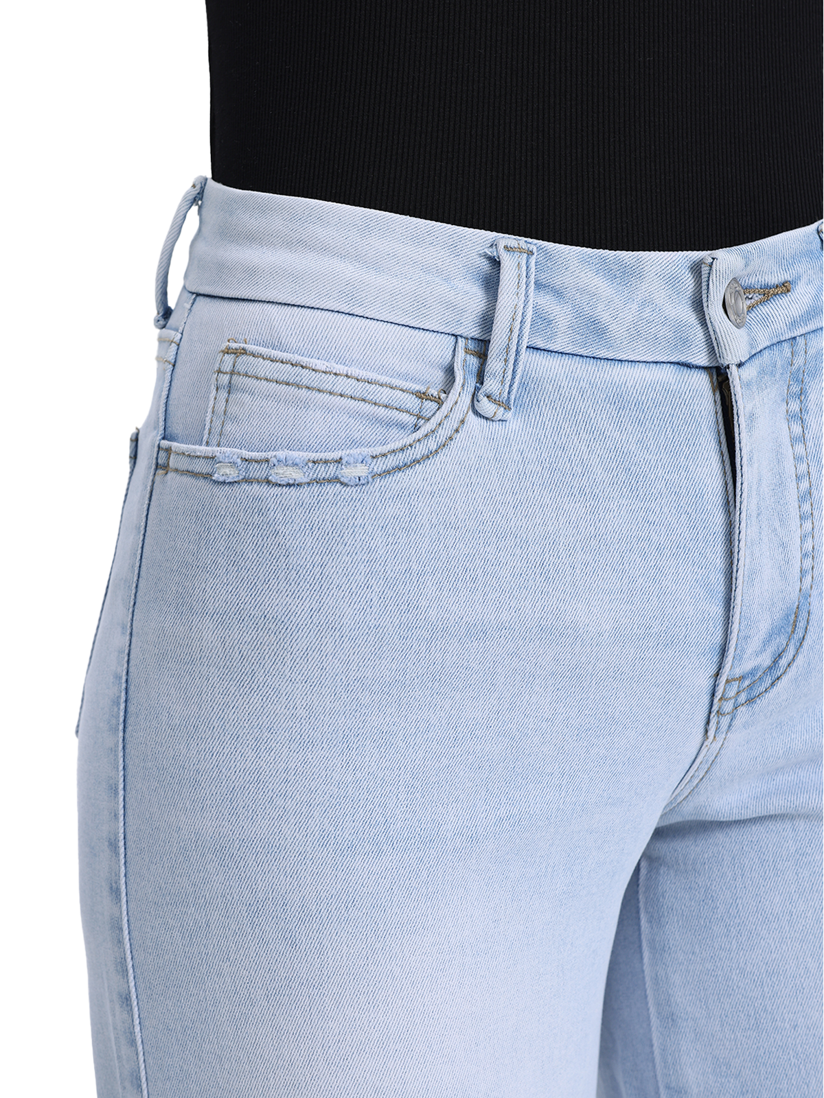 ONESO Classic Mid Rise Wide Leg Jeans