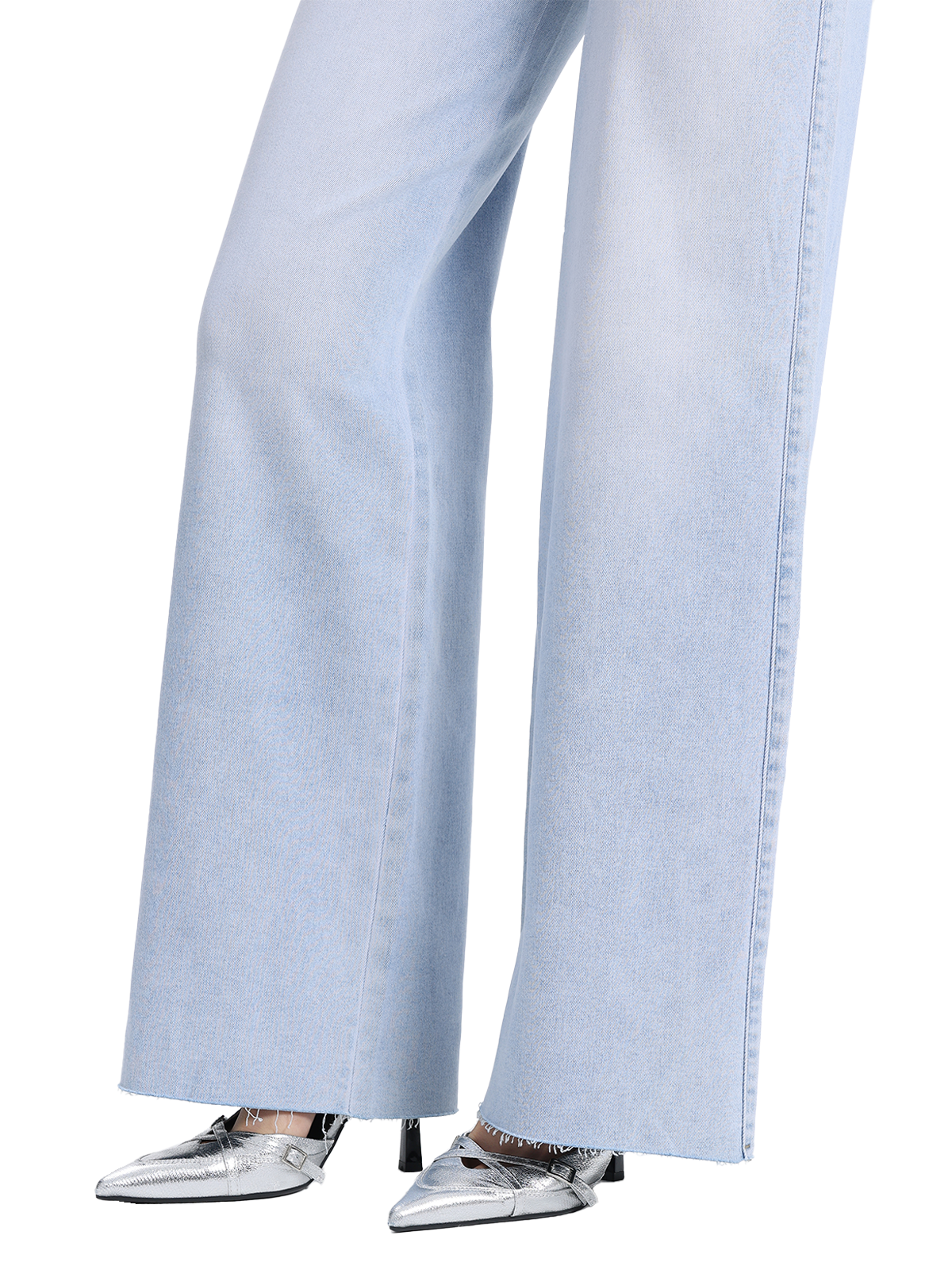 ONESO Classic Mid Rise Wide Leg Jeans