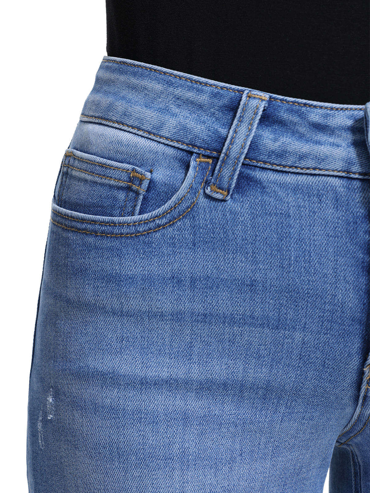 ONESO Effortless Mid Rise Wide Leg BBL Jeans