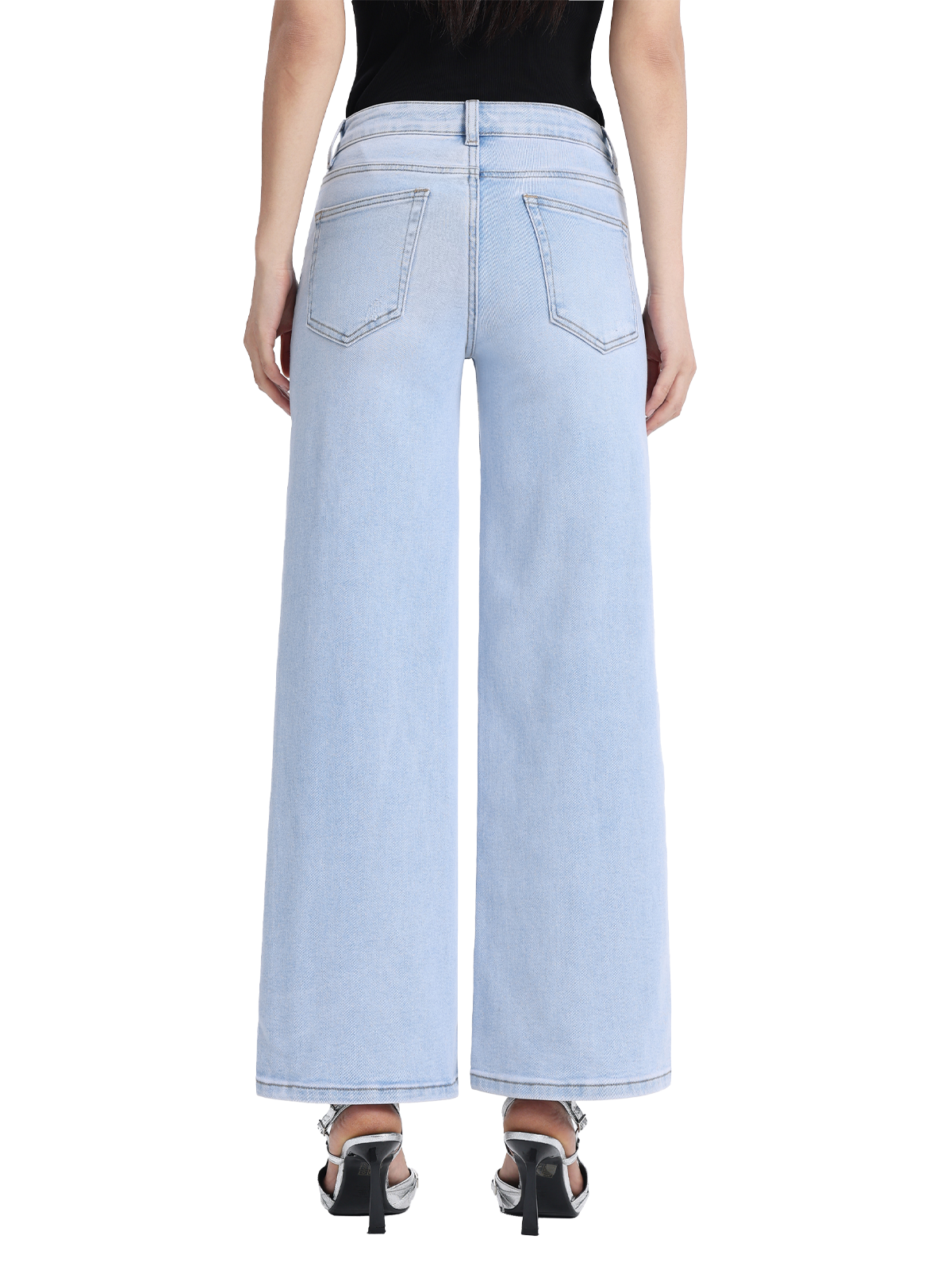 ONESO Effortless Coastal Mid Rise Wide Leg Jeans – Petite &amp; Tall
