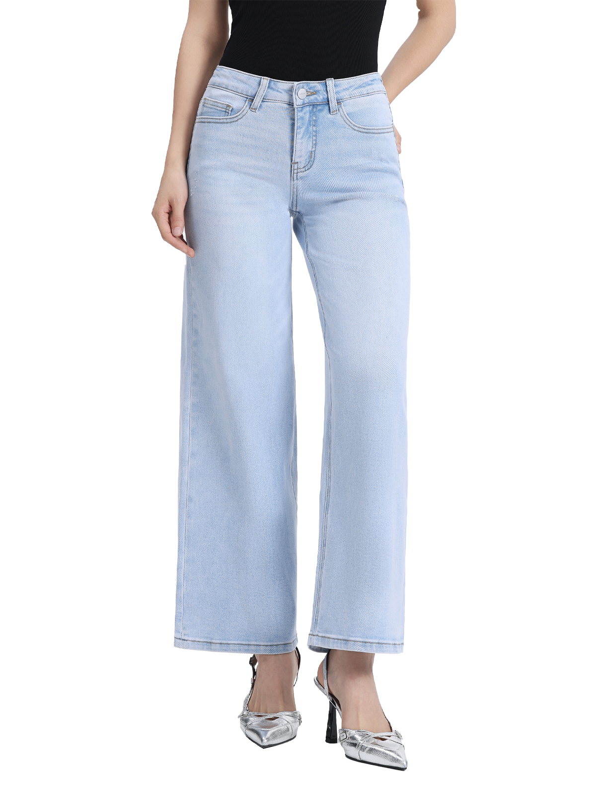 ONESO Effortless Coastal Mid Rise Wide Leg Jeans – Petite &amp; Tall