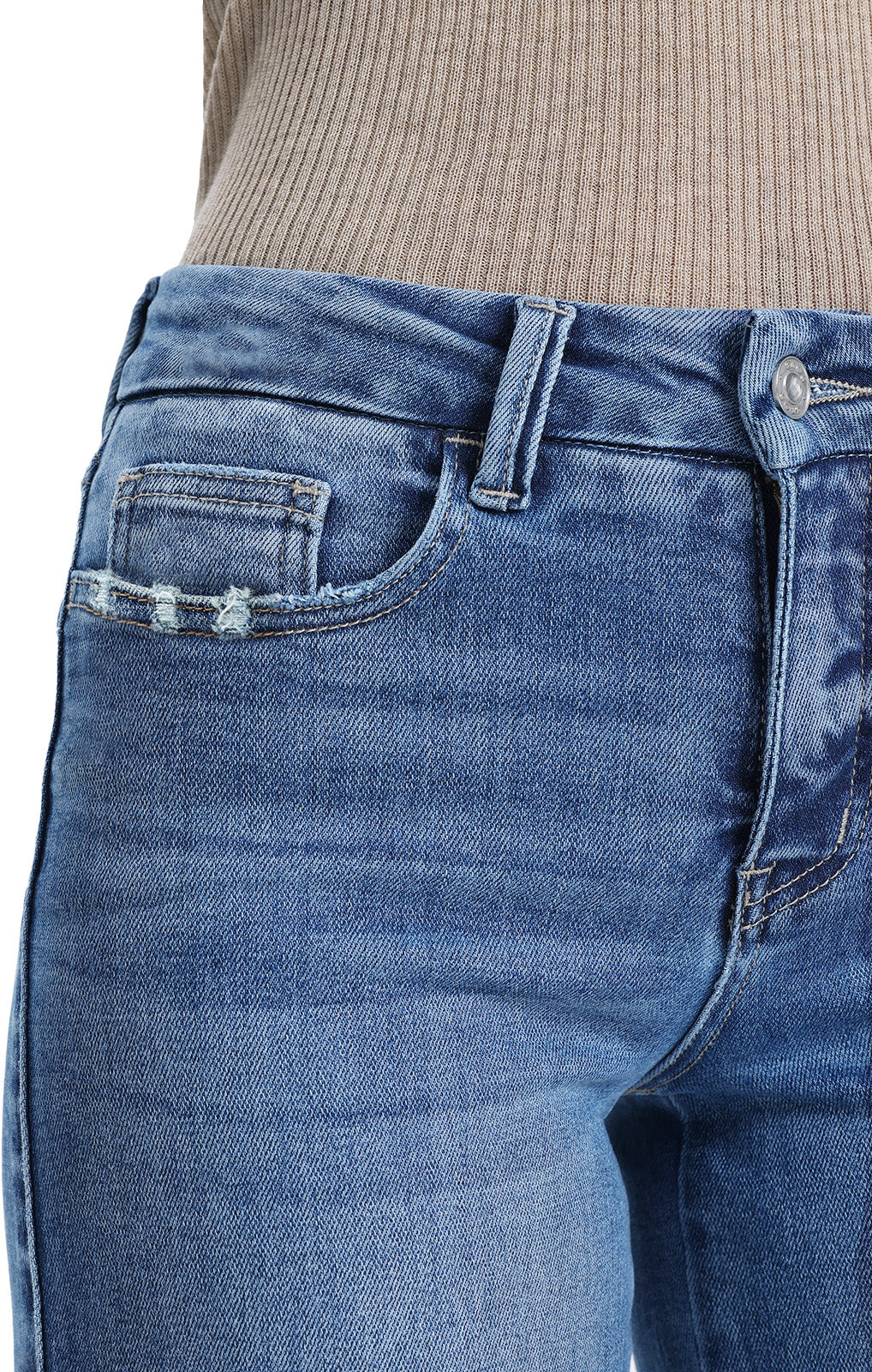 ONESO Modern Mid Rise Wide Leg Jeans