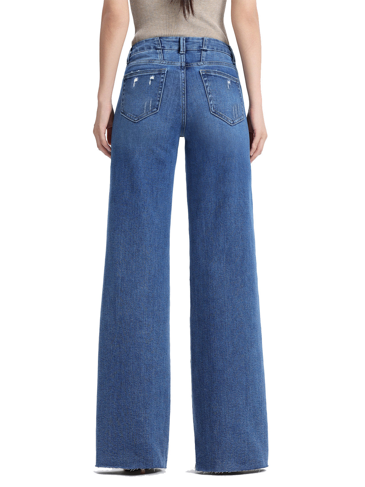 ONESO Modern Mid Rise Wide Leg Jeans