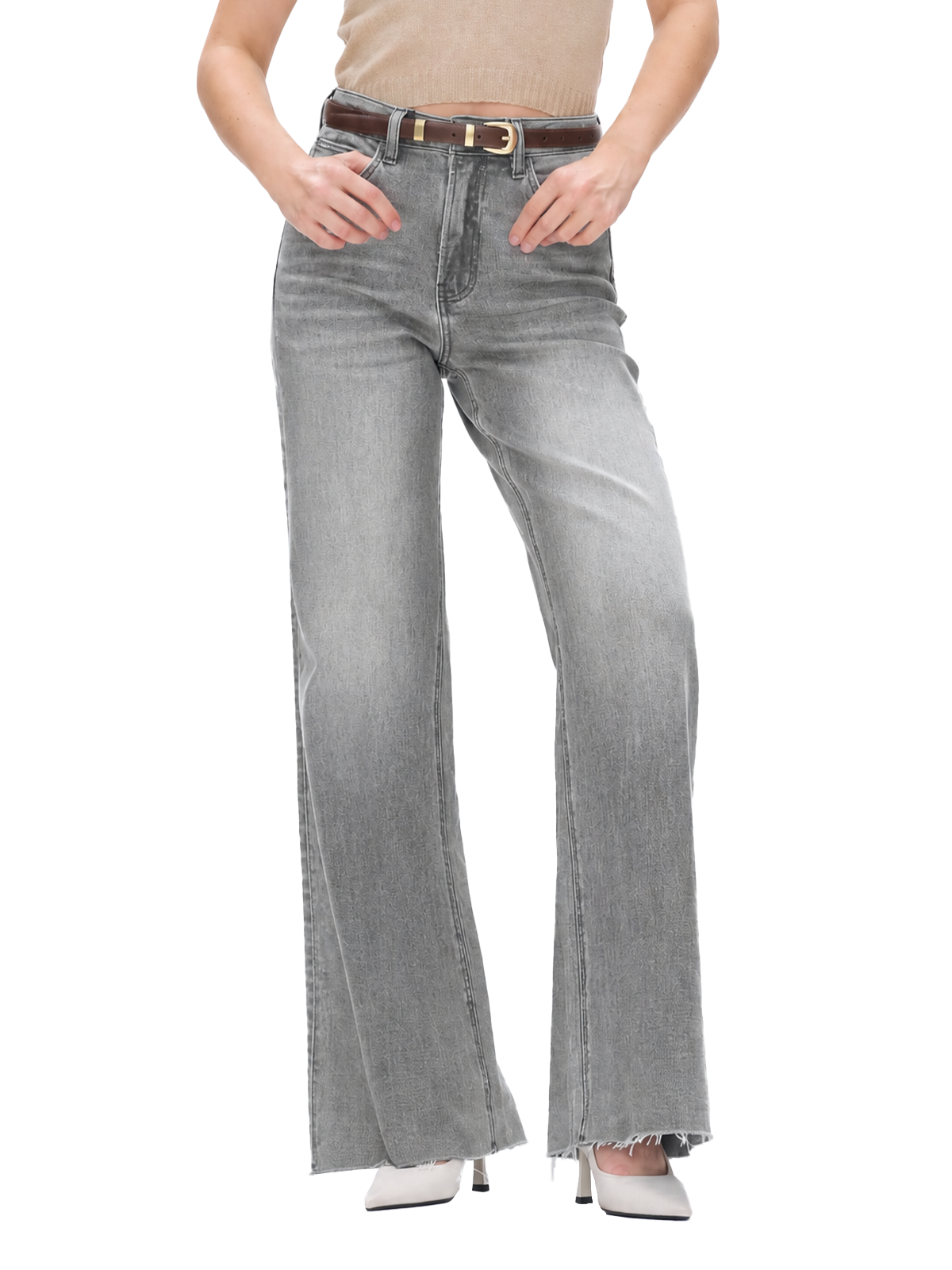 ONESO Vintage Super High Rise Wide Leg Jeans