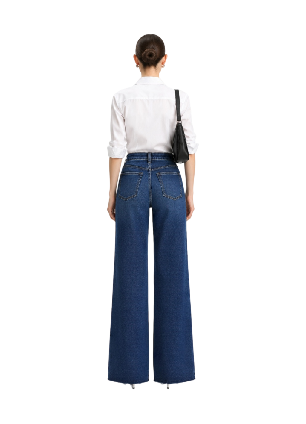 ONESO Chic High Rise Wide Leg Jeans