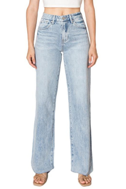 Wide Leg Jeans Stretchy Baggy Jeans